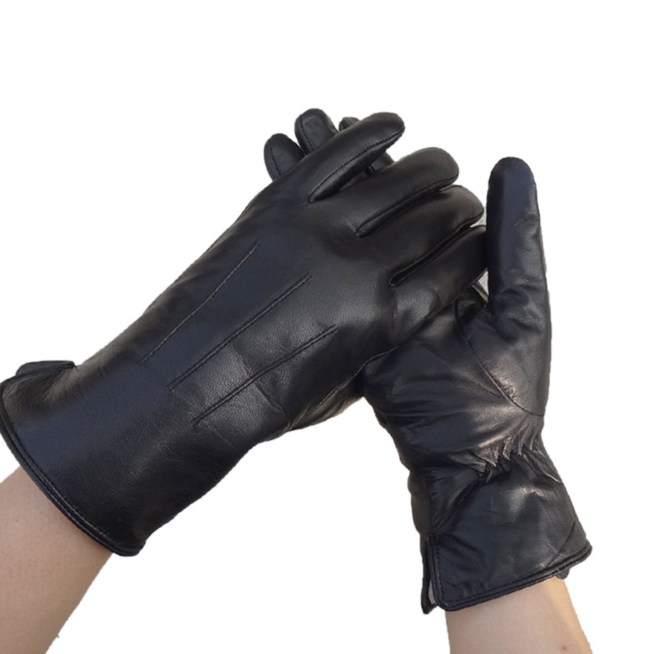 Promotional goat skin leather gloves