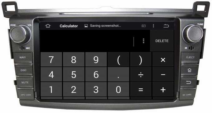Ouchuangbo Pure Android 4.4 GPS Navigation Stereo System for Toyota RAV4 2013 DVD Multimedia Kit OCB-8017D