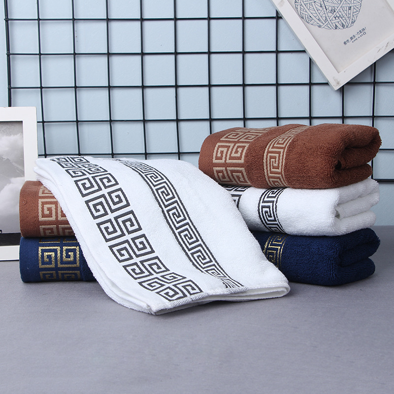 Custom Logo Quick Dry 100% Cotton Fabric Hotel Bath Towel Set for Occasion Christmas