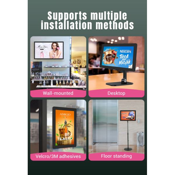 10.1 Inch Wall Mounted Tablet Digital Signage FCC, CE , ROHS , Quality under Guarantee More details Customizable