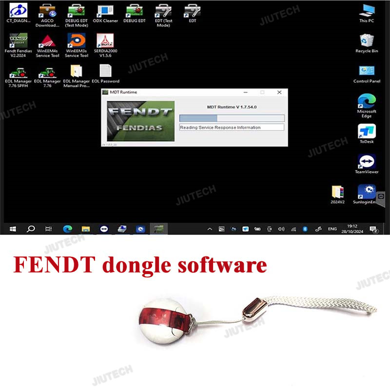 Heavy Duty Agricultural Diagnosis Scanner Oem AGCO Electronic Diagnostic Tool for Massey Ferguson Fendt AGCO Tractor
