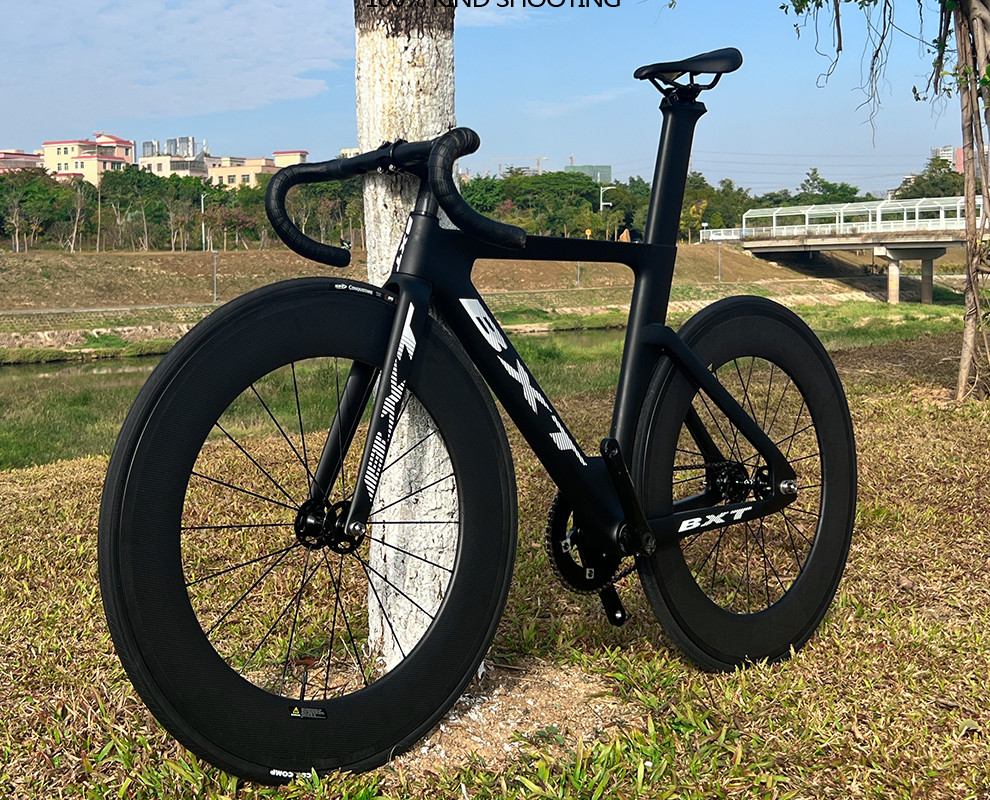Carbon Fiber Fixed Gear Racing Track Bicycle 700C Aero Technology