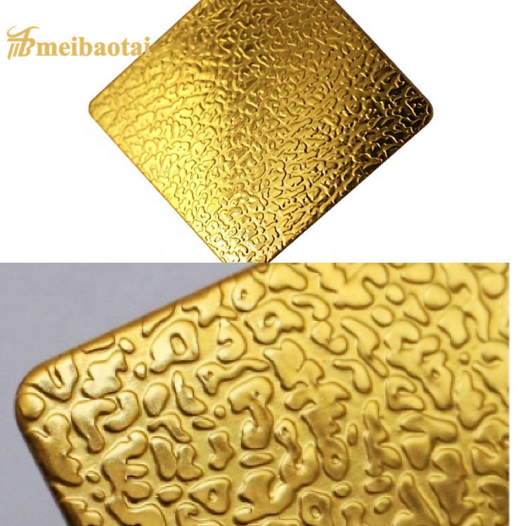 0.55mm Thickness Embossed Stainless Steel Sheet For Decorative Wall