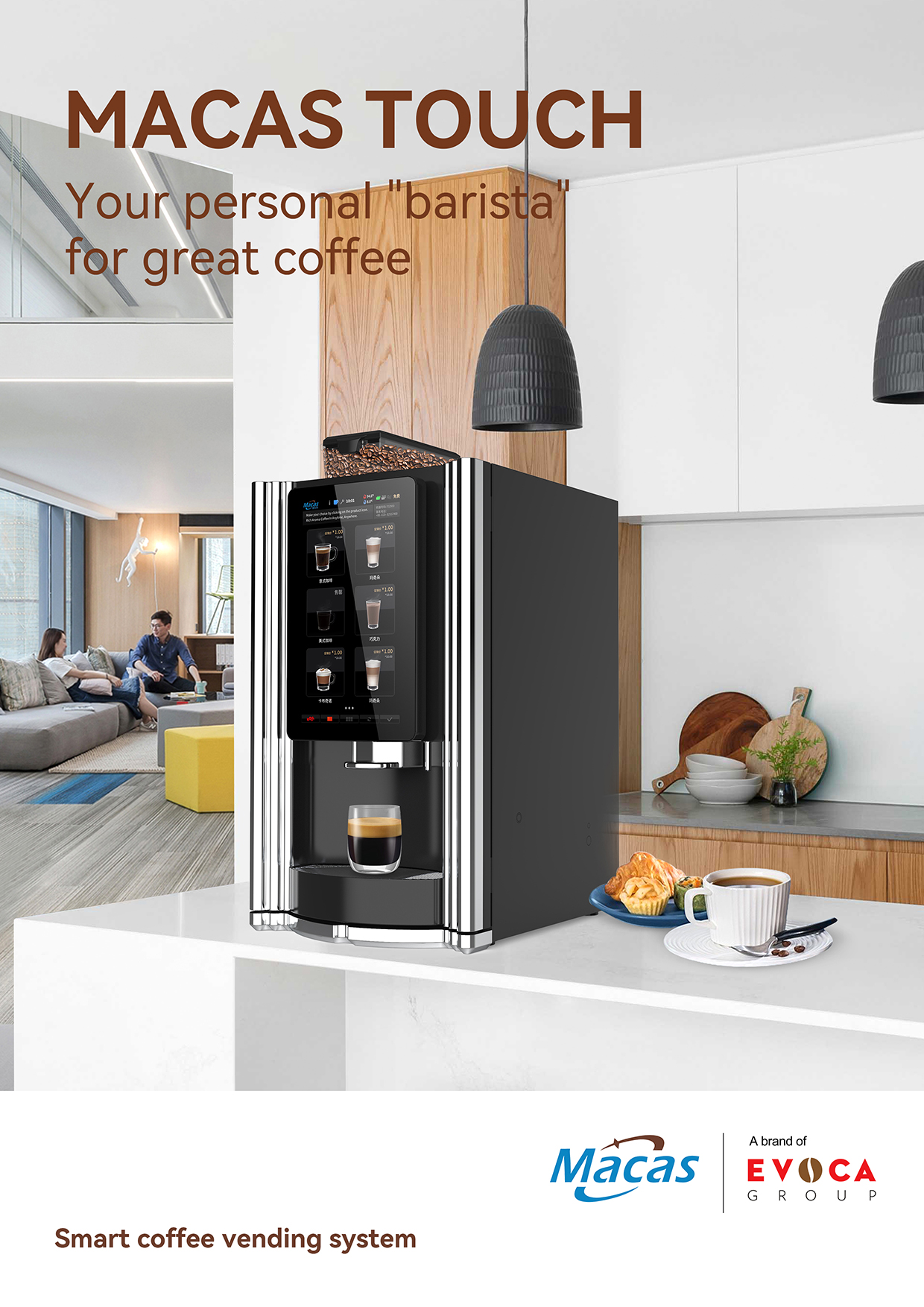 MACAS Hot Sale Fresh Milk Machine With Touch Screen