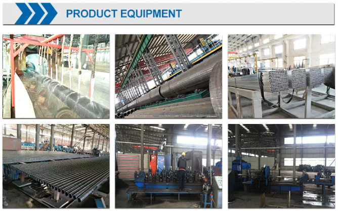 OEM A36 SS400 ST372 Gi Steel Pipe 50mm Round ERW Mild Steel Tube