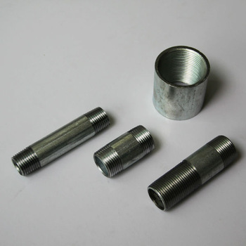 METAL Good Quality Pipe FittingsThreaded Taper Bspt/Npt Nipple