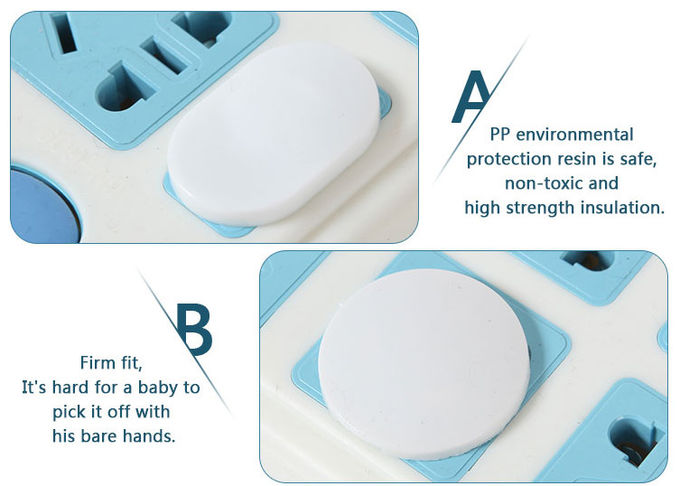 ROHS Child Safety Outlet Plugs Protector Wall Socket Covers