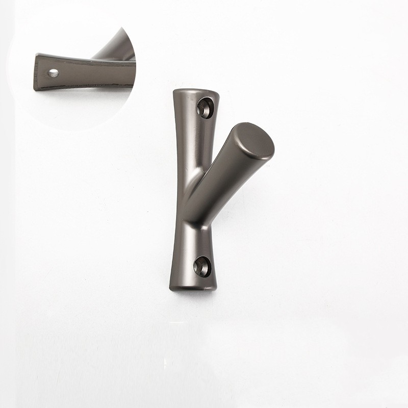 Gold Black Zinc Alloy Antler Knobs 56mm For Cabinet Drawer Wardrobe Cupboard