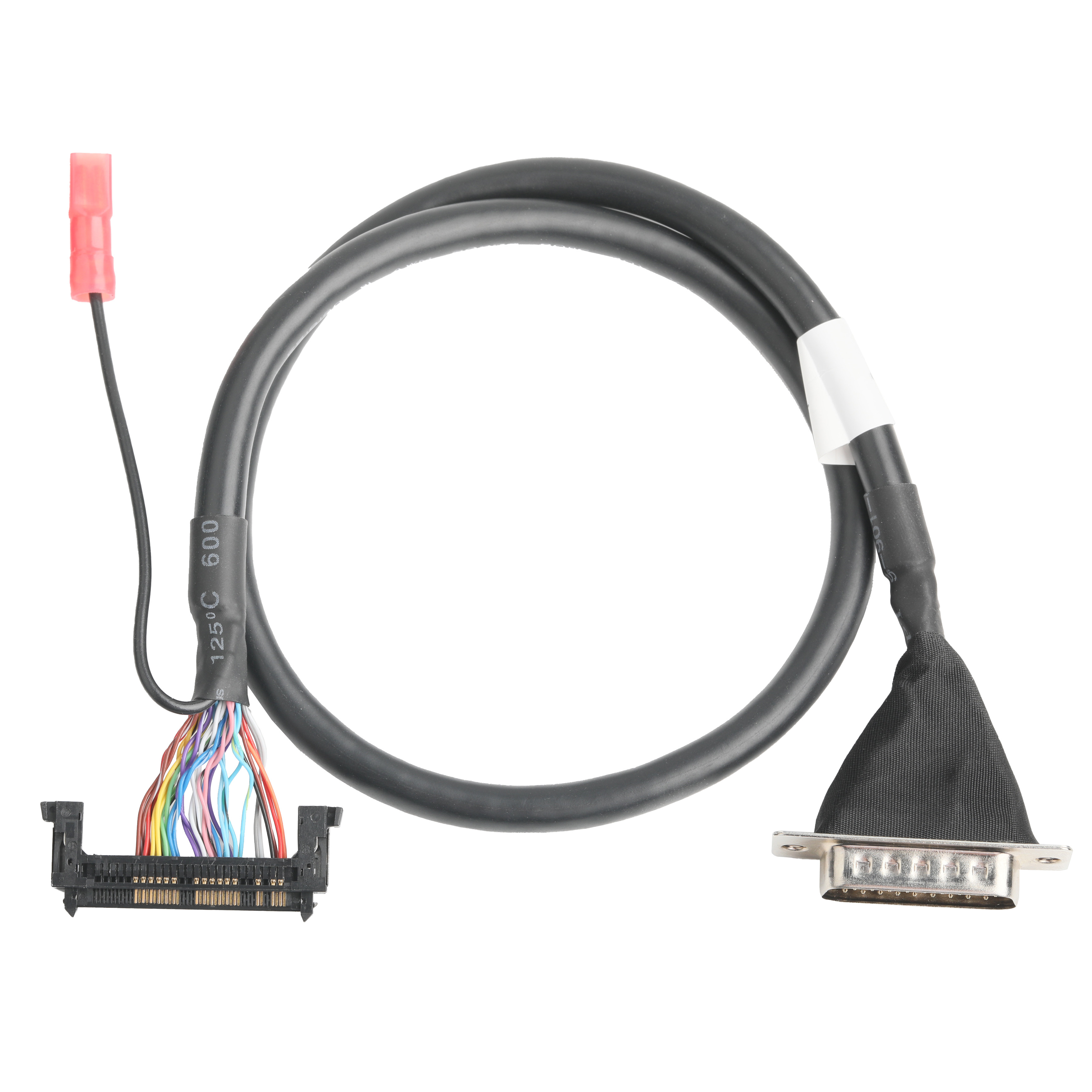 LVDS Cable Assembly JAE FI-RE51HL 51Pin To HD-SUB 26P Male Sloder UL 1007 20AWG CABLE OEM/ODM