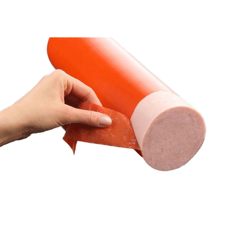 Caliber 19mm to 220mm Easy Peel Artificial Plastic Nylon Casing PA / PVDC Sausage Casing For Meat Sausage