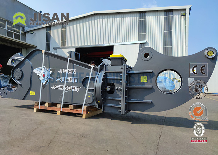 Dismantling Abandoned Containers Ships Hydraulic Rotating Pulverizer For Excavator