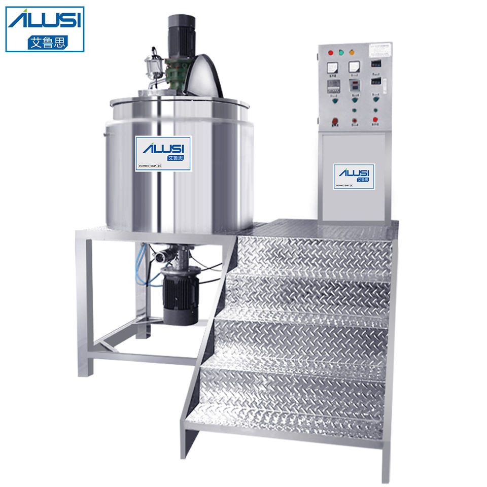 5000L Double Jacket Bath Gel Shampoo Making Machine Liquid Chemical Mixers Liquid Soap Production Line
