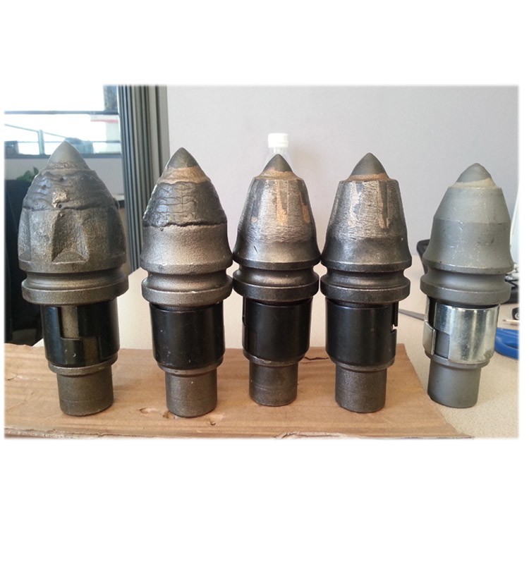 C31HD 25mm Round Shank Tungsten Carbide Bullet Teeth For Bore Pile Drill Rig
