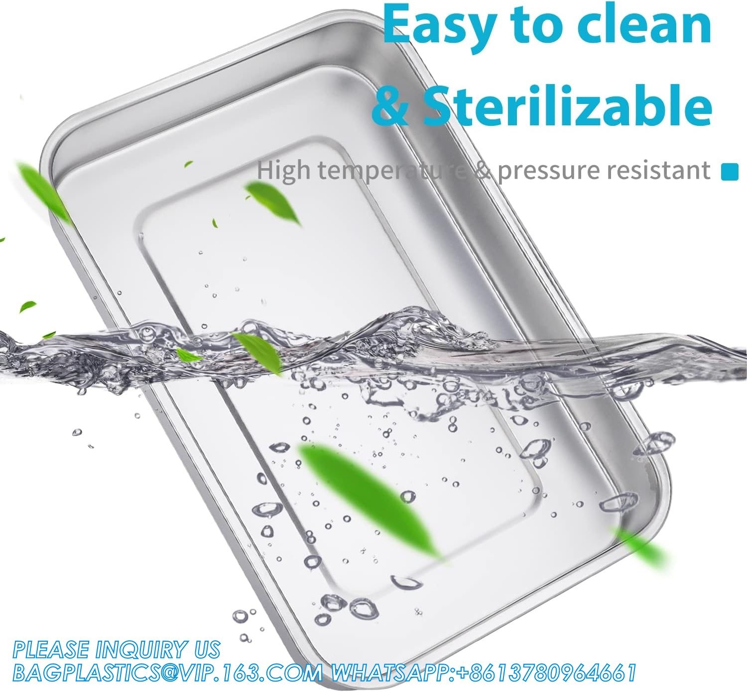 Medical Surgical Trays Stainless Steel Dental Instruments Tray Organizer Holder Sterilization Plate Trays Boxs