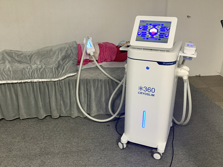 360 degree cooling 3S freezing fat body slimming machine with 4 cryo handles