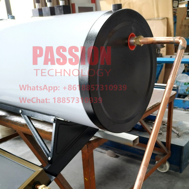 White Tank Flat Plate Solar Water Heater 250L Pressure Flat Panel Solar Collector