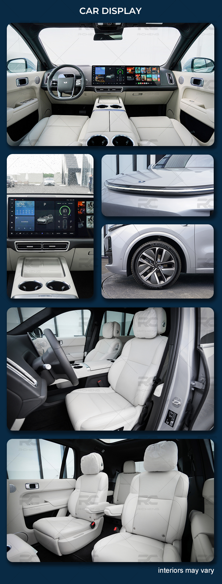 Hot Selling High Level Hybrid Car Lixiang L9 Hybrid Petrol Suv From China Li Auto Leading Ideal Vehicle Wholesaler