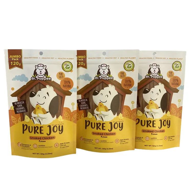 Stand Up Pet Food Pouch Perfect for Pet Food Packaging Solution