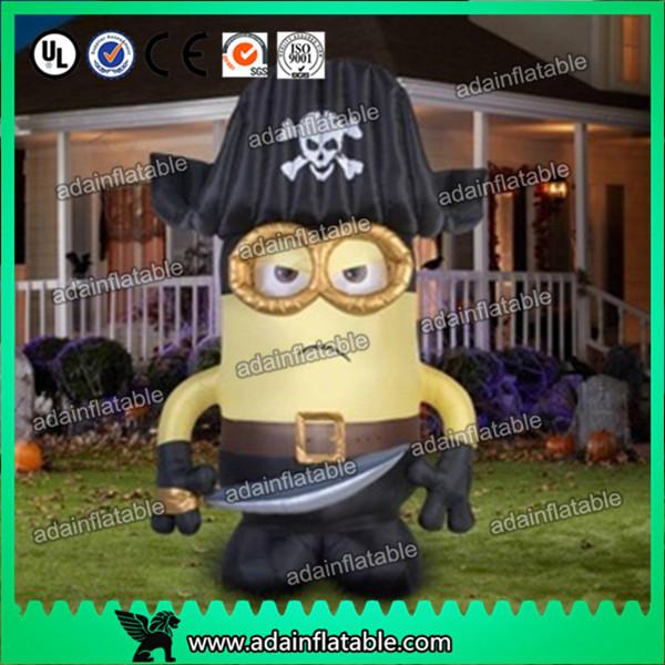 Oxford Cloth Inflatable Cartoon Character Giant Inflatable Minions Customized