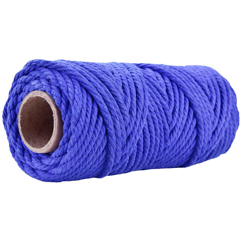 50m Dusty Pink Macrame Cord 5mm ISO9001 Pink Cotton Rope 3 Strands