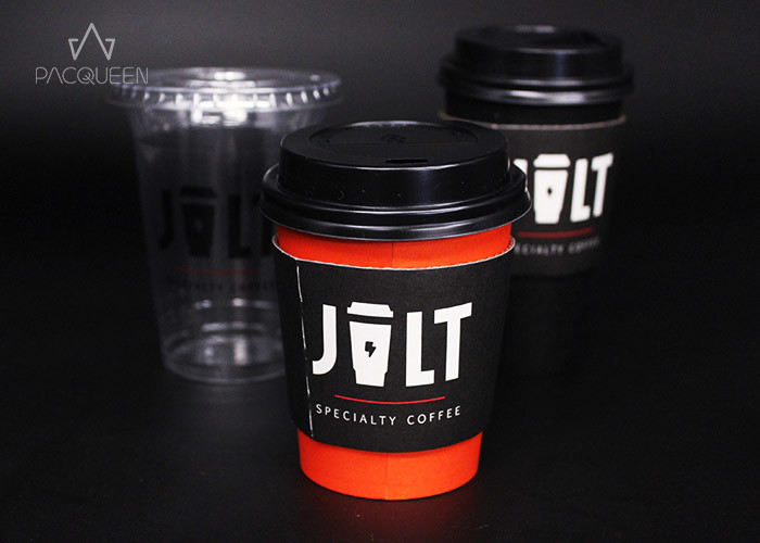 Diamond Embossed Double Wall Paper Cup , Disposable Cups For Hot Drinks