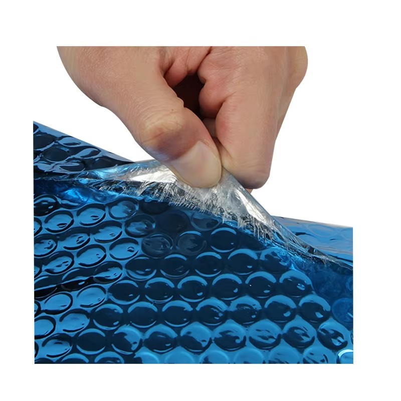 Custom Printed Aluminized Bubble Bags Shock Protection Water Proof Self Sealing