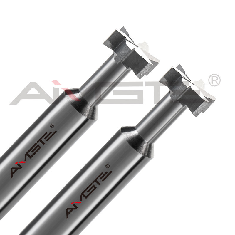 0.6μm 6 Flute End Mill 38mm - 100mm T Slot End Mill For Cast Aluminum Alloys