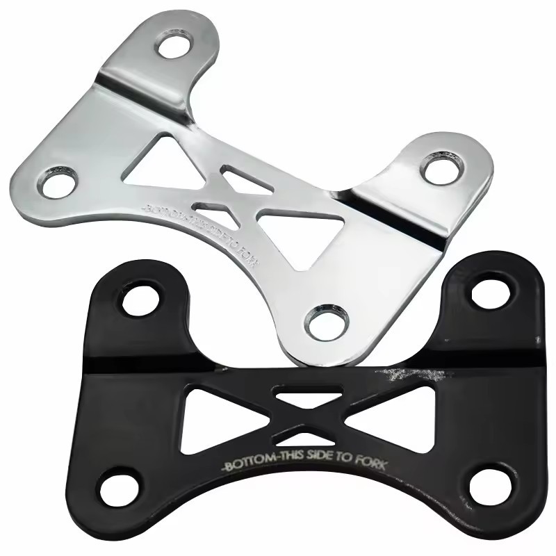 High Precision CNC Stamping Parts Custom Galvanized Metal Shock Absorber Bracket