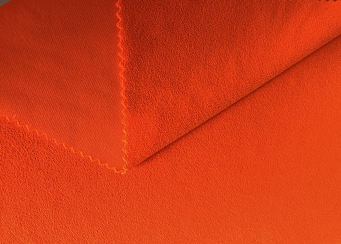Orange Workwear Safety Clothing 180GSM Reflective Polyester Fabric