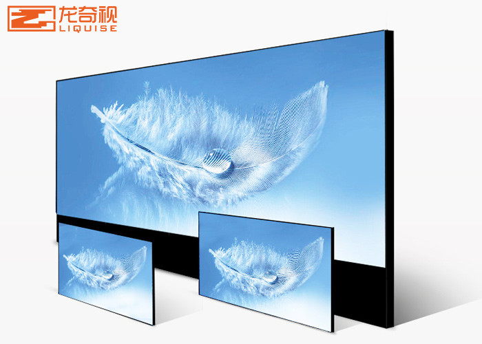 RJ45 WIFI 3G Indoor Wall Mounted Advertising 55 Inch LED Splicing Screen