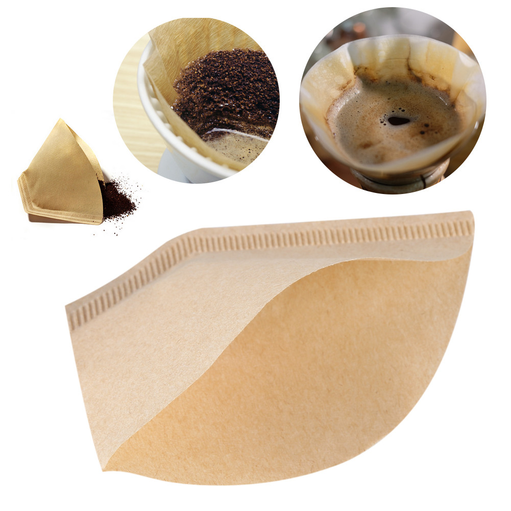 coffee filter paper 02 filters size 100pcs eco friendly cone style filter paper