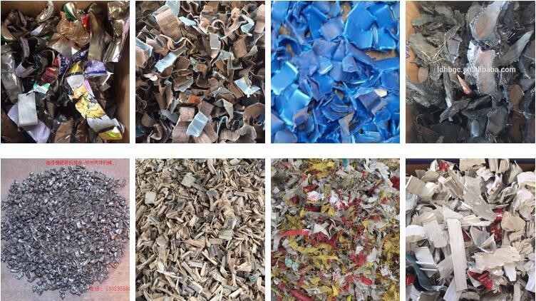 Durable Scrap Recycling Glass Bottle Shredder 19kw Power Door Type Isolation Design