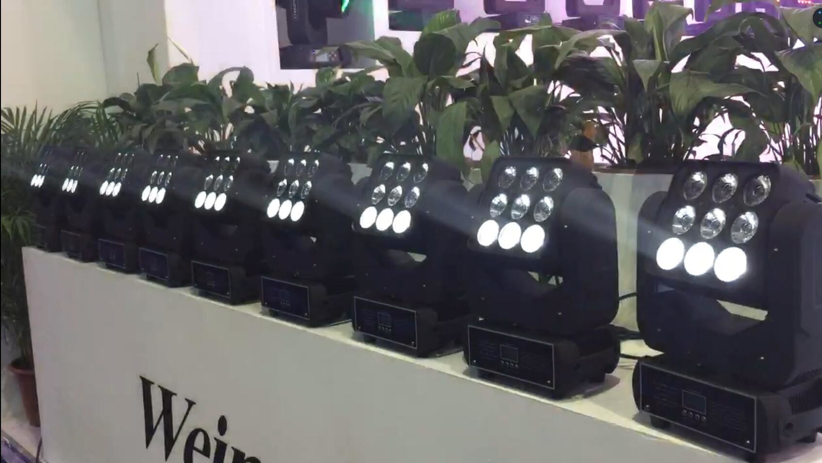 10w 4in1 RGBW Mini LED Moving Head Beam Matrix Moving Switchable Effect