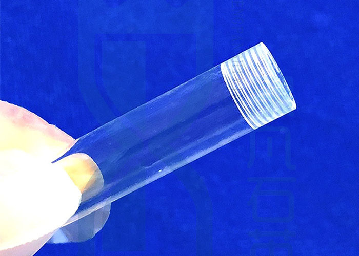 Heat Resistant Clear Morse 6.5 Quartz Glass Bottle With Thread Mouth