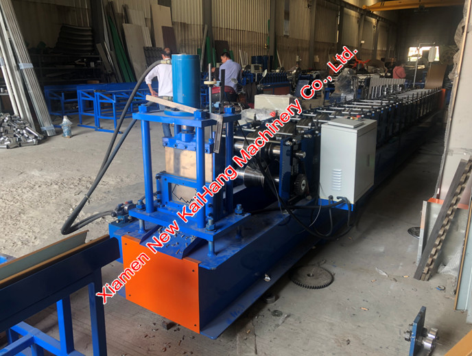 24 Forming Station Rainwater Gutter Roll Forming Machine For Rainwater Gutter, Gutter cold rolling mills