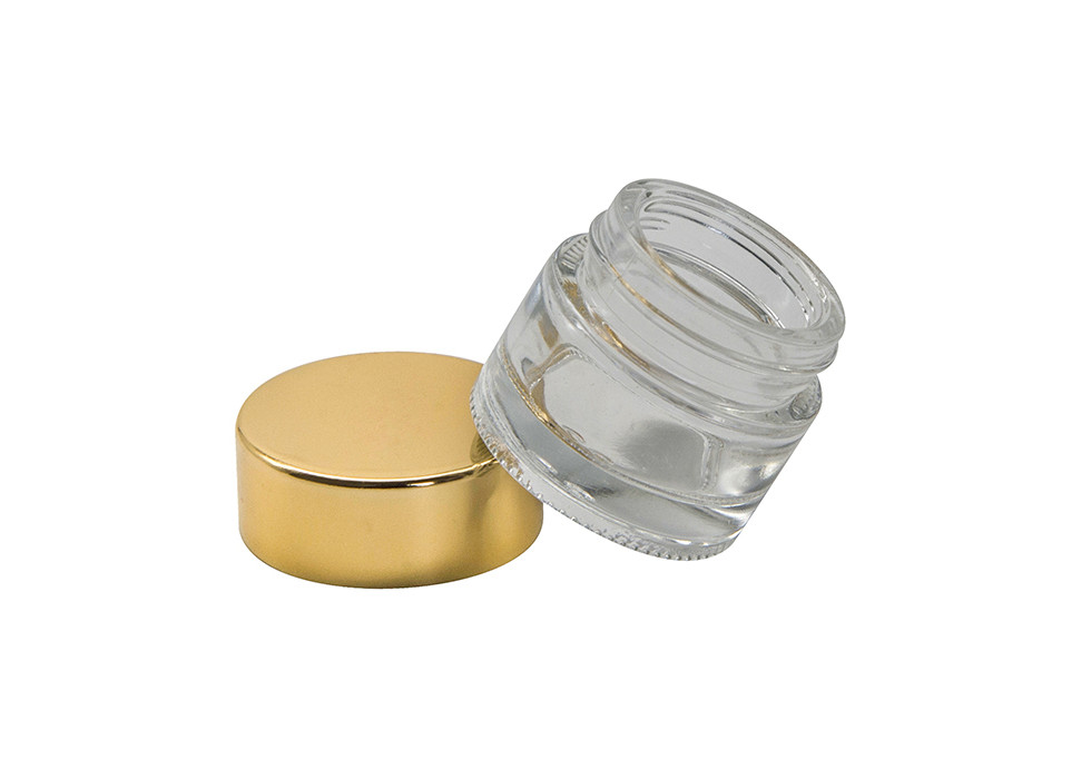 Cosmetic Screw Aluminium Cap 20ml Empty Cream Bottles