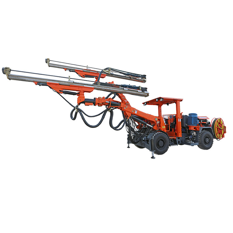 Diesel Engine Hydraulic Twin Boom Jumbo Drilling Machine DW2-50