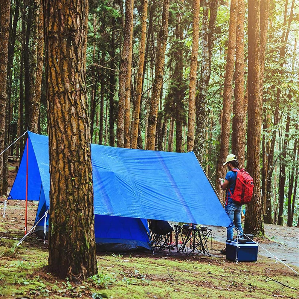PE Tarpaulin Heavy Duty Waterproof Tarpaulin with 6*6-16*16 Density