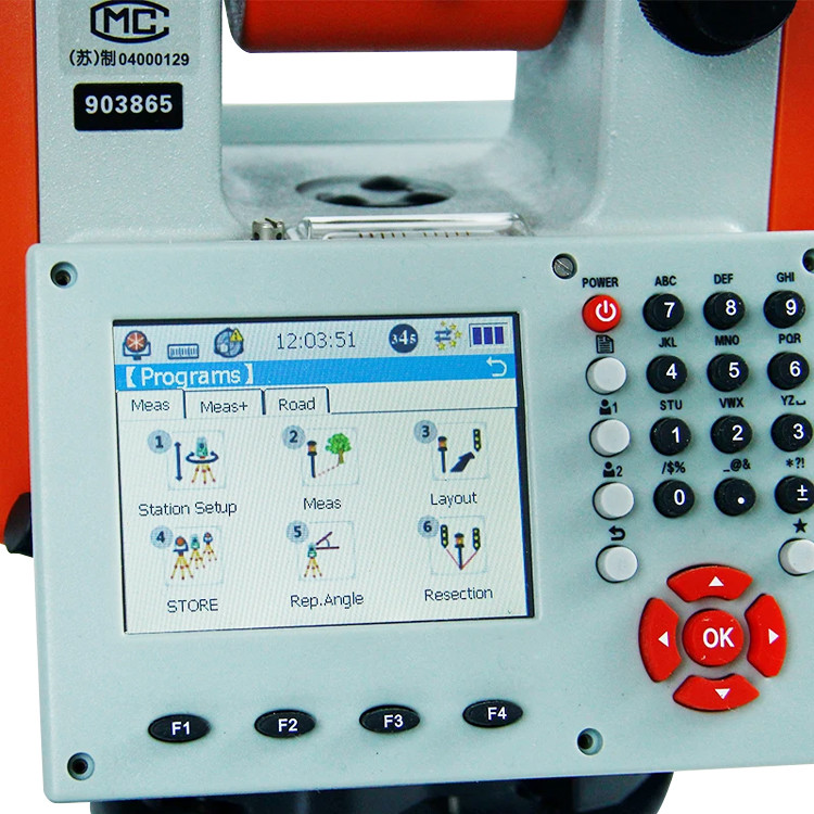 DAD DTM952R Windows CE Operation System 400m Reflectorless Total Station With Color LCD