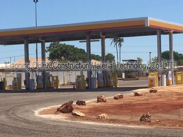 Durable Prefab Gas Station Construction