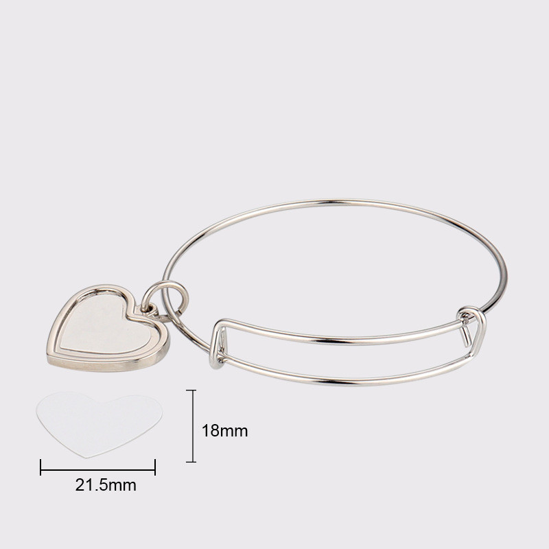 Personalized Sublimation Bracelet Blanks Custom Metal Bracelet For Sublimation Printing