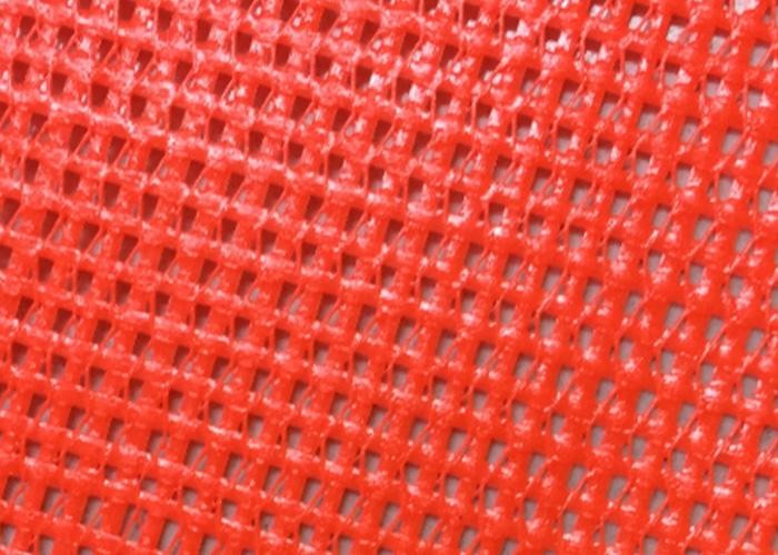 Fabric Orange Mesh Safety Flags , X Shape Gold Or Silver Orange Caution Flags