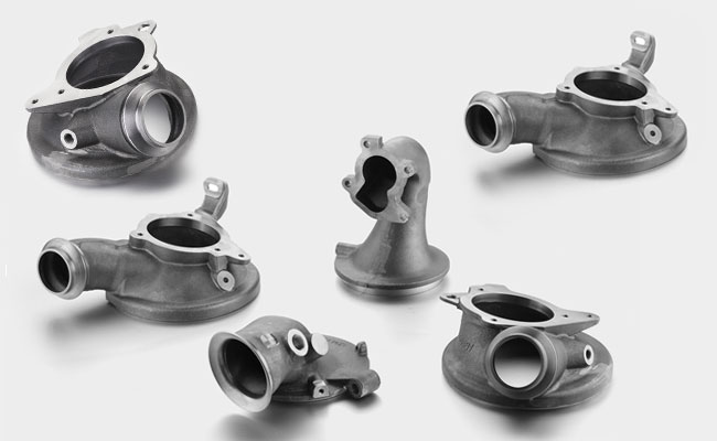 Sand  casting Turbo Turbine Elbow Outlet Pipes