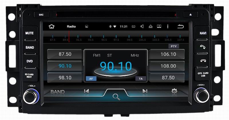 Ouchuangbo auto stereo radio gps for Hummer H3 2006-2009 With USB WIFI 1080 video 9.0 system