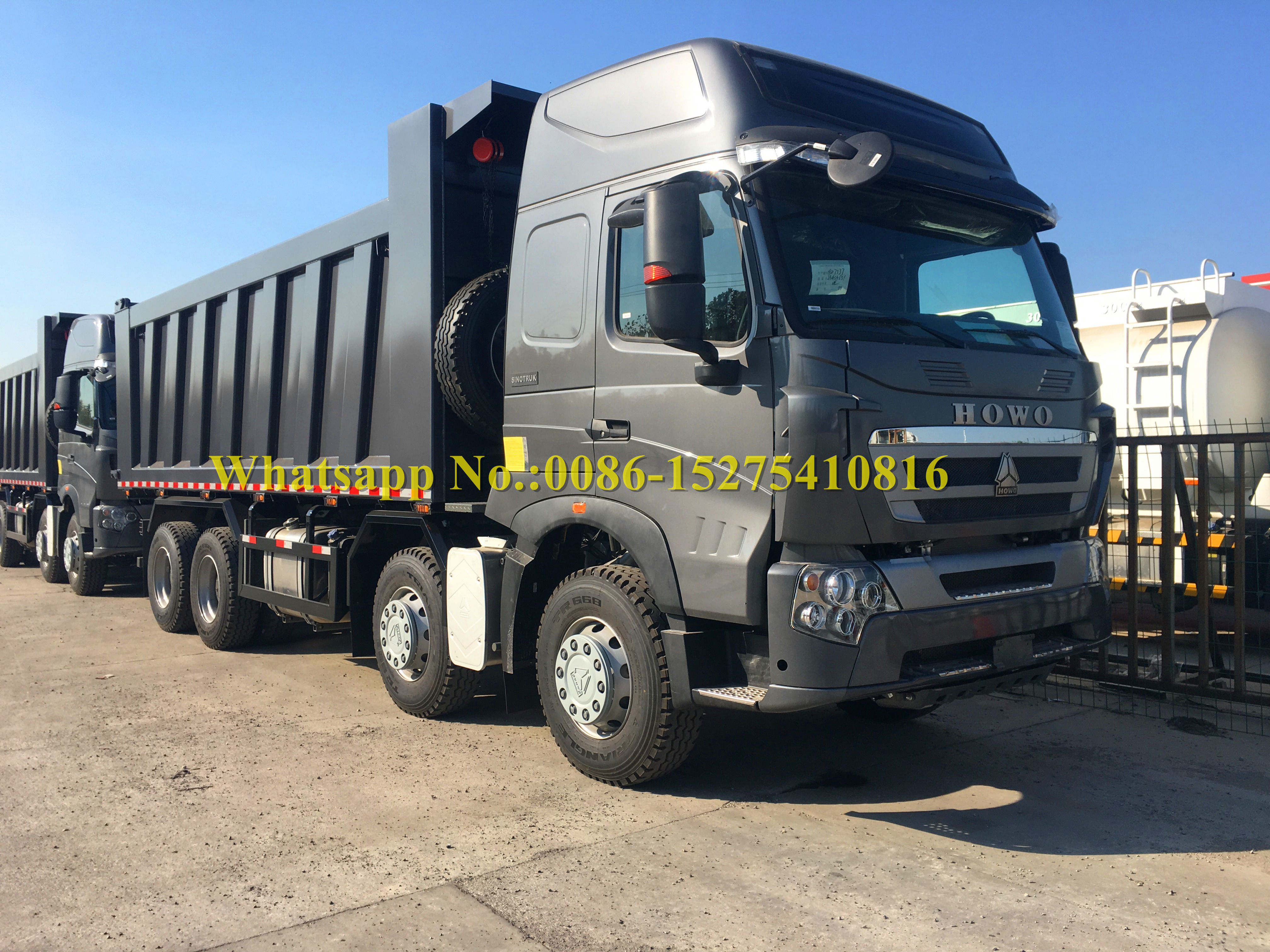 Sinotruck 40 Ton Loading Capacity Howo T7H 8x4 371HP 12 Wheeler Mining Dump Truck adopt Man Technology for Philippines