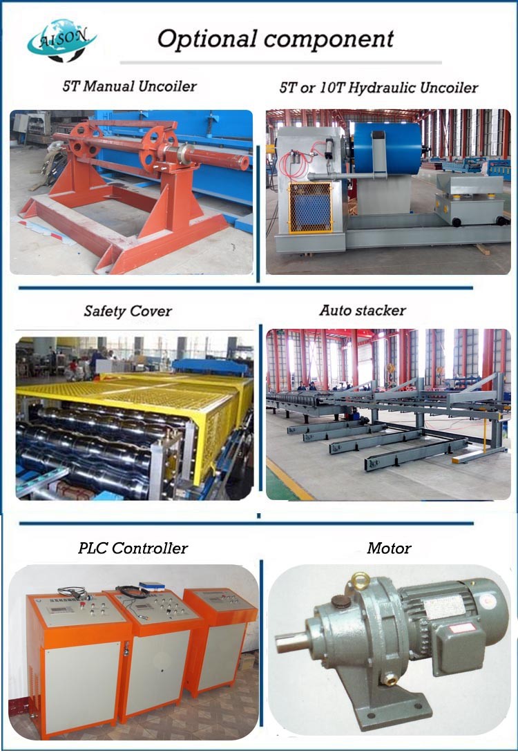 Alibaba china promotional glazed tile forming machine for 1100