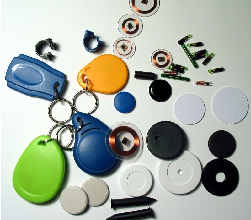ISO15693 / ISO14443A NFC RFID Key Fob 13.56MHz With Embedded Microchip