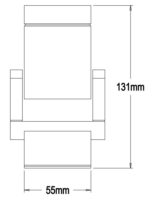 square or shape baseplate pure Aluminum LED wall lamps 3W wall lamp 2years warranty