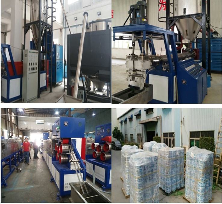 0.4-1.2mm PP Packing Strap Making Machine Double Screw Extrusion Production Line