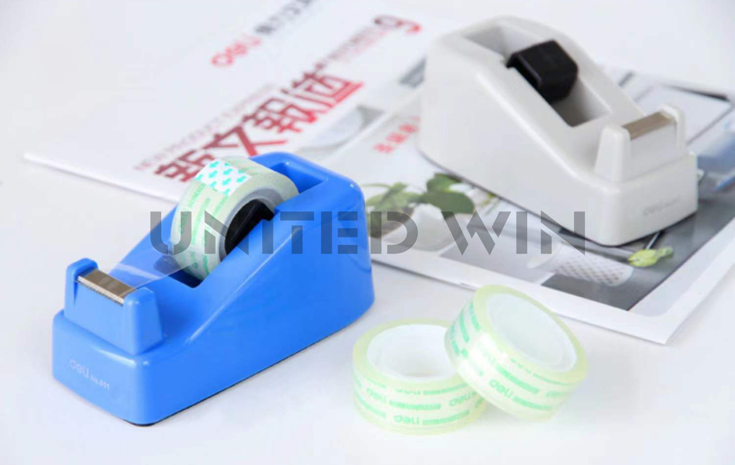 Office / School Tape Slitter Rewinder Super Clear Stationery Adhesive Tape Slitting Making Machine